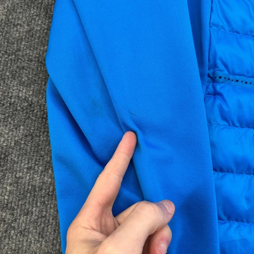 Nike Golf Aeroloft Jacket Mens Medium Blue Puffer Full Zip Quilted 687016-406